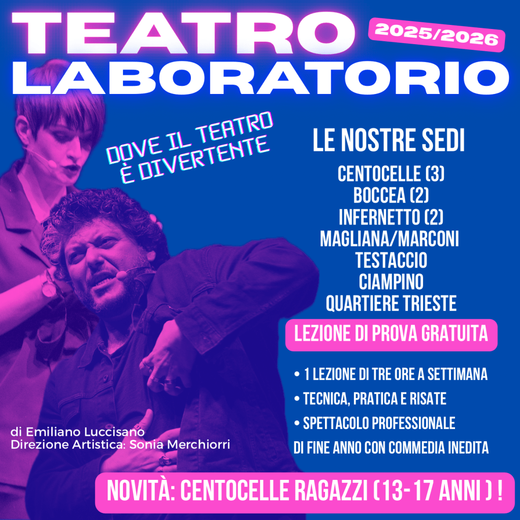 corsi di teatro a roma - teatro laboratorio luccisano